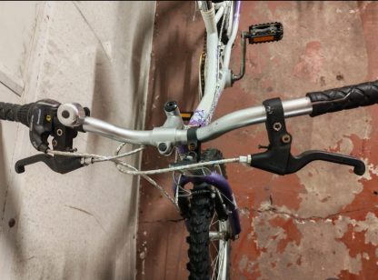 Purple and White Kids Bike - Image 3