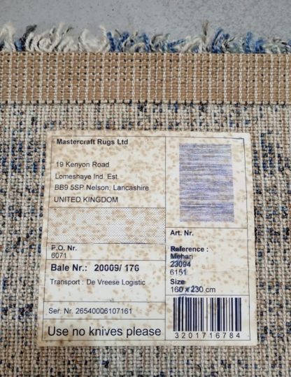 Blue and White Rug - Image 8