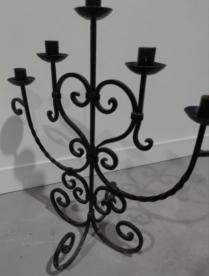Black Ornamental Candelabra - Image 4