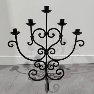 Black Ornamental Candelabra