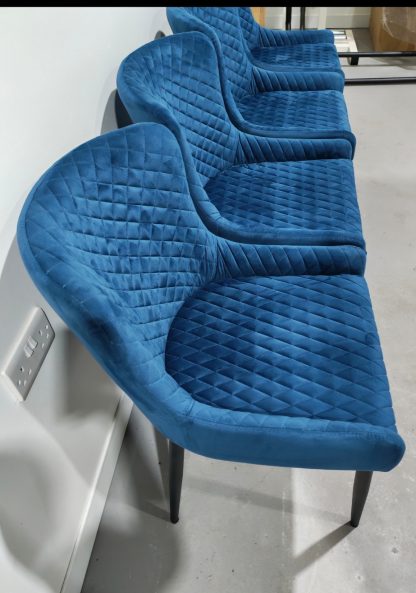 Blue Dining Chairs(4) - Image 4